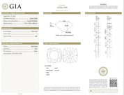 GIA 2.02 carat old mine cut diamond 18k yellow gold engagement ring