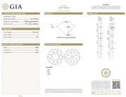 Art Deco GIA 2.26 carat Old European cut diamond platinum engagement ring