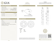 GIA 2.31 carat Old European cut diamond 18k yellow gold ring