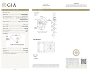 GIA 3.50 carat fancy yellow VVS1 diamond platinum engagement ring