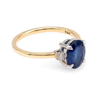 Sapphire and Diamond Ring