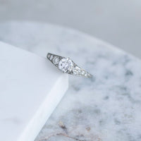 0.75ct Old European Cut Art Deco Diamond Engagement Ring | Henning