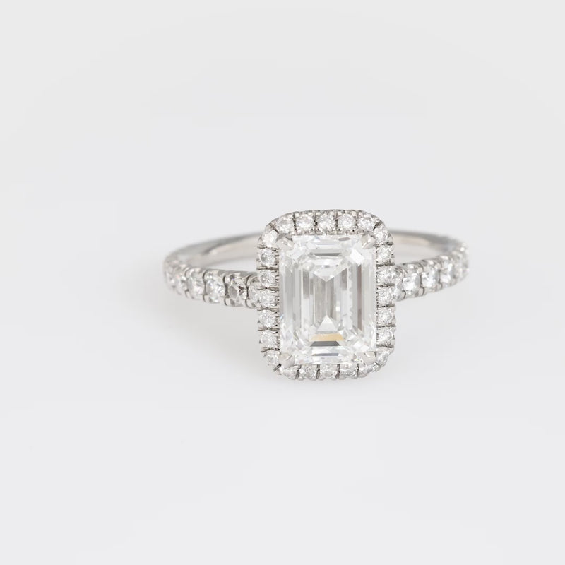 Cartier French GIA 2.23 carat diamond platinum "Destinée Solitaire" ring