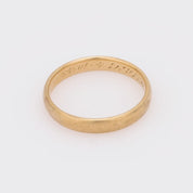 Retro 14k yellow gold wedding band