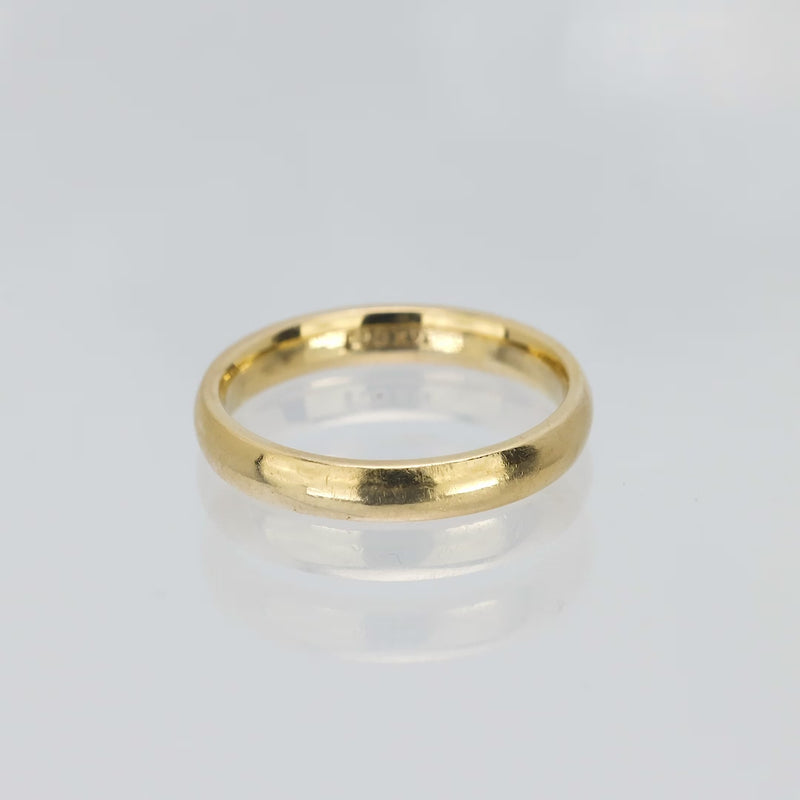 Vintage 14k yellow gold wedding band