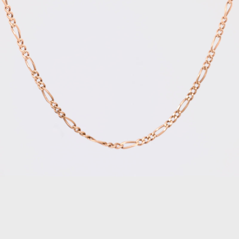 Victorian 14K Rose Gold Fancy Link Necklace