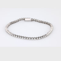 Art Deco Inspired Diamond Platinum Tennis Bracelet