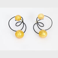 JAR Paris titanium and glass "Carnaval" earrings