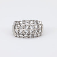 Vintage Diamond 14K White Gold Ring