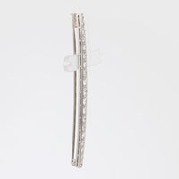 French Art Deco 3 carat total weight diamond platinum bar brooch