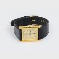 Cartier Paris gold plated Tank watch