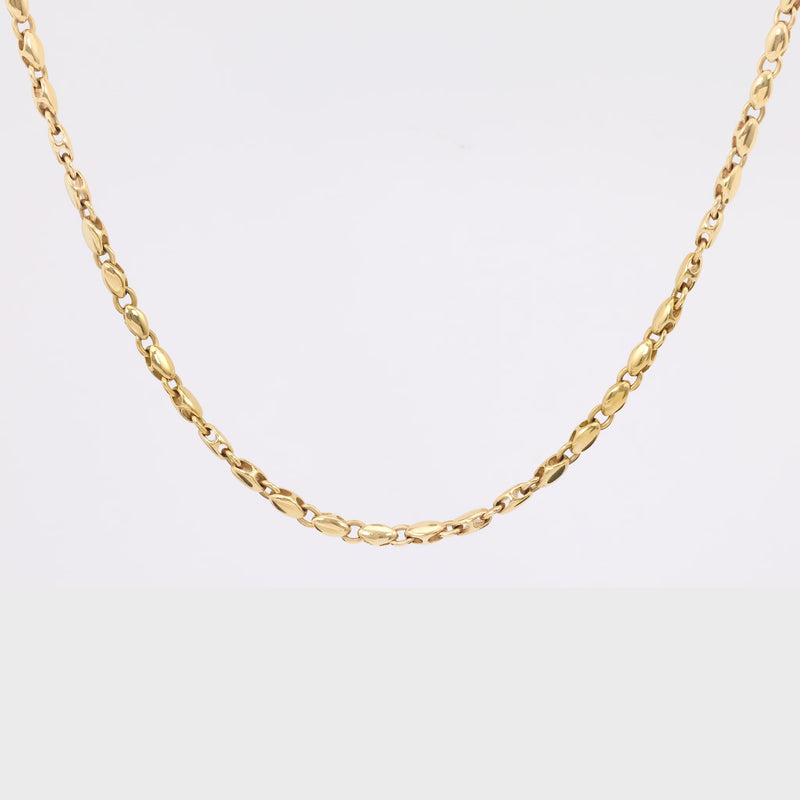 Bvlgari Vintage 18K Yellow Gold Fancy Link Necklace