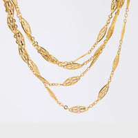 Antique French 18K Yellow Gold Necklace