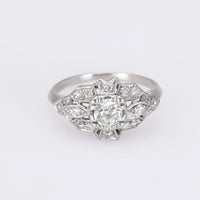 Art Deco Platinum Diamond Ring