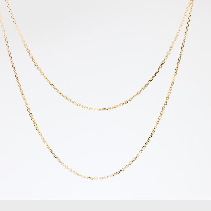 Van Cleef & Arpels French 18k yellow gold chain necklace