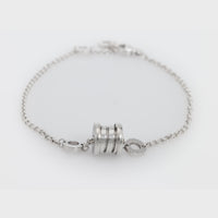 Bvlgari 18k white gold B.zero1 bracelet