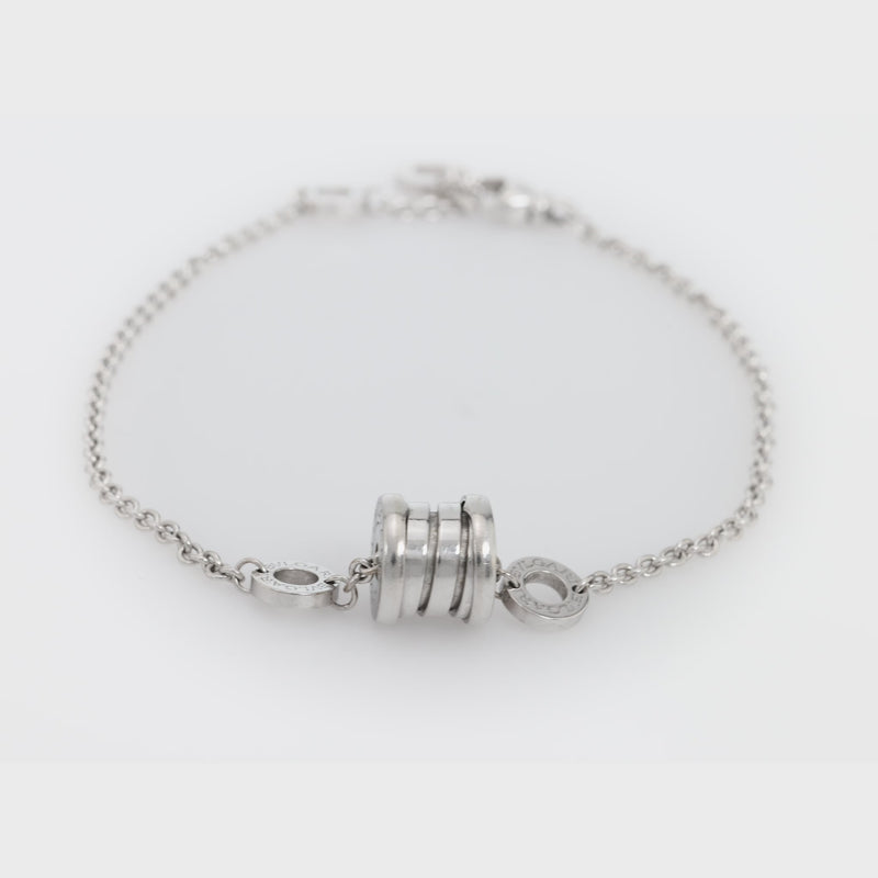 Bvlgari 18k white gold B.zero1 bracelet