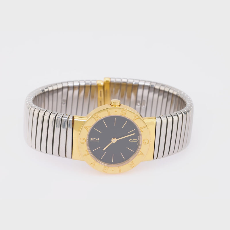 Bvlgari 18K Yellow Gold and Steel Tubogas Watch