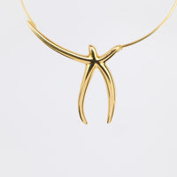 Tiffany & Co. Elsa Peretti 18K yellow gold starfish choker necklace