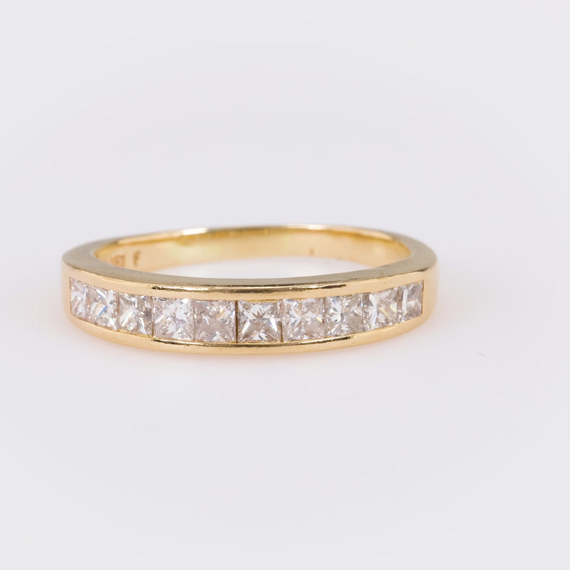 Vintage Diamond 14K Yellow Gold Band