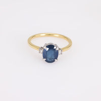 Sapphire and Diamond Ring