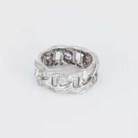 Art Deco diamond platinum band