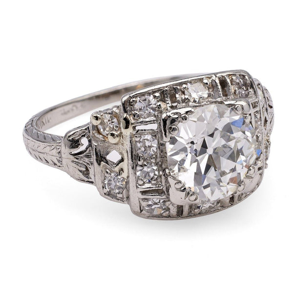 Art Deco Era 1.23ct Old European Cut Diamond Engagement Ring | Brimsby