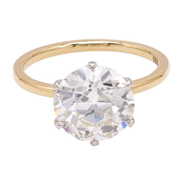3.56ct Old European Cut Diamond Solitaire Engagement Ring | Shroyer