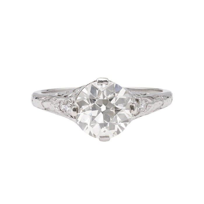 Edwardian 1.52ct Old European Cut Diamond Solitaire Ring | Fairmead