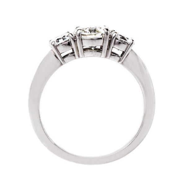 Classically Designed Modern Era Three Stone Ring | Astor Row from Trumpet & Horn