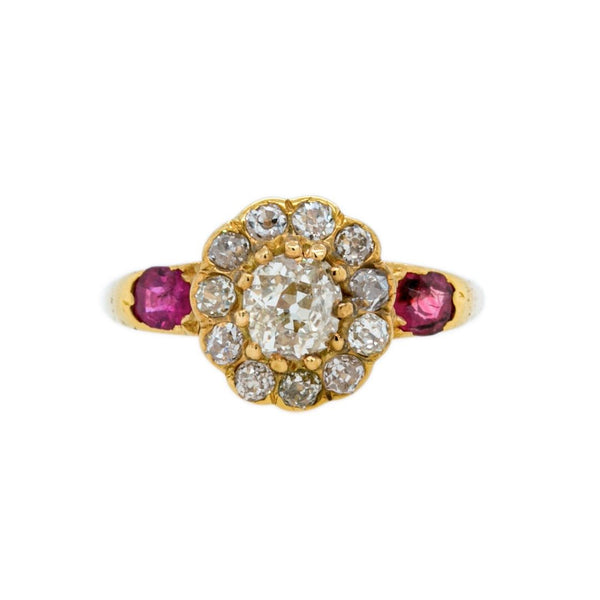 Gorgeous & Affordable Early Victorian Diamond Cluster Ring with Rich History | Elland Road