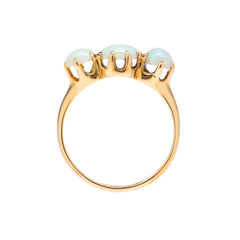 Sweet and Colorful Three-Stone Opal Ring | Gullane