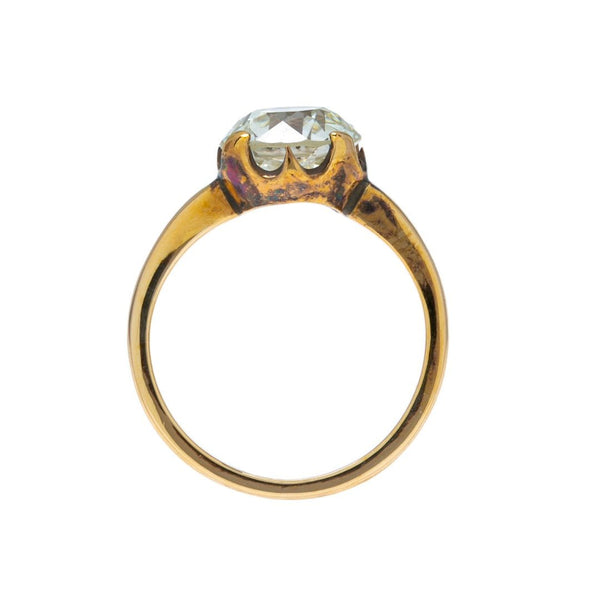 Extraordinary Victorian Solitaire with Gorgeous 2.77ct Old Euro | Aspermont