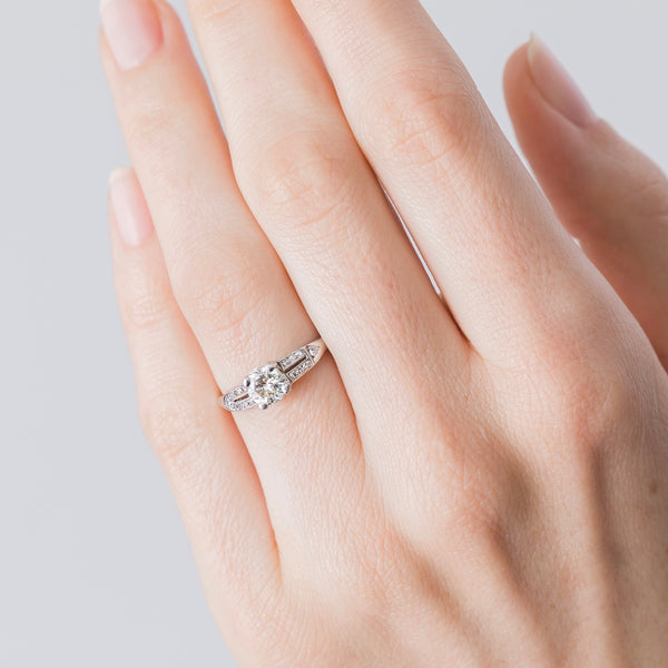 Annandale | Art Deco Vintage Antique Diamond Engagement Ring