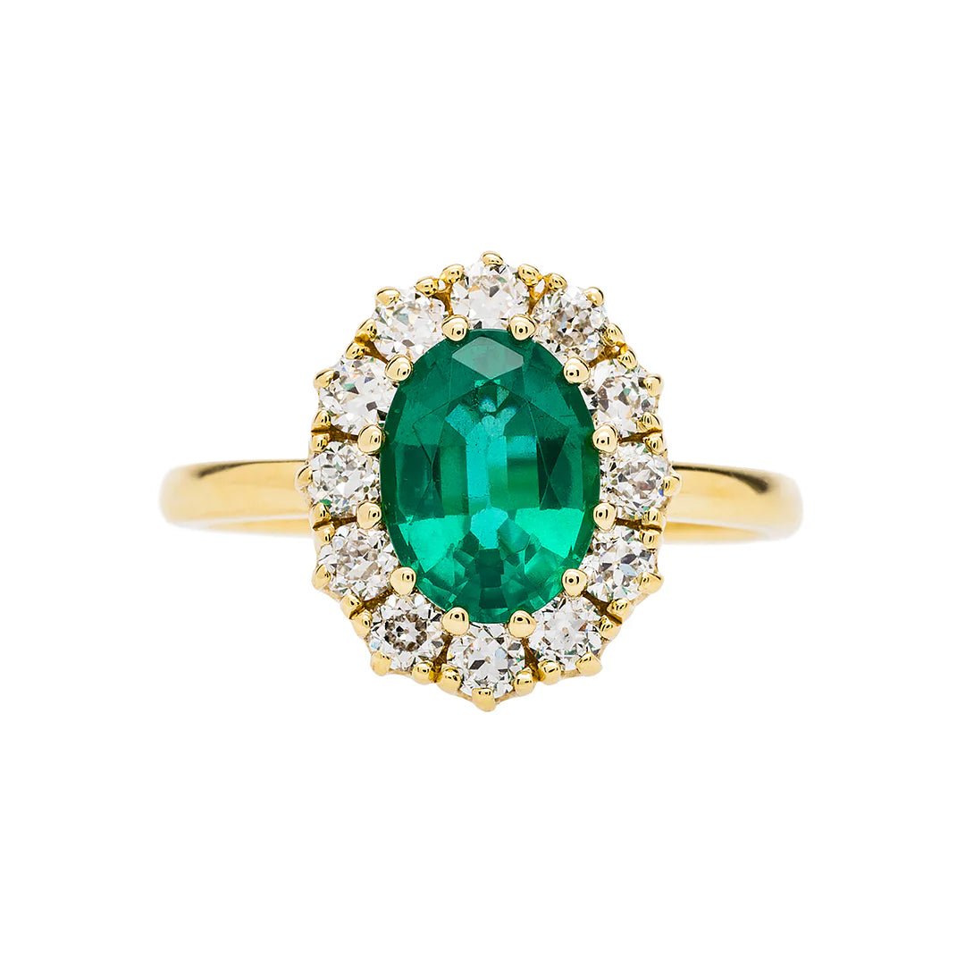 10015282 Custom 18k YG Emerald Braswell Payment 2 of 2