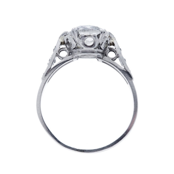 Magnificent and Authentic Edwardian Era Platinum and Diamond Engagement Ring | Brently Glen