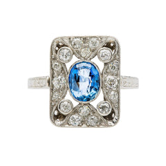 Antique Edwardian Vintage Diamond Engagement Ring