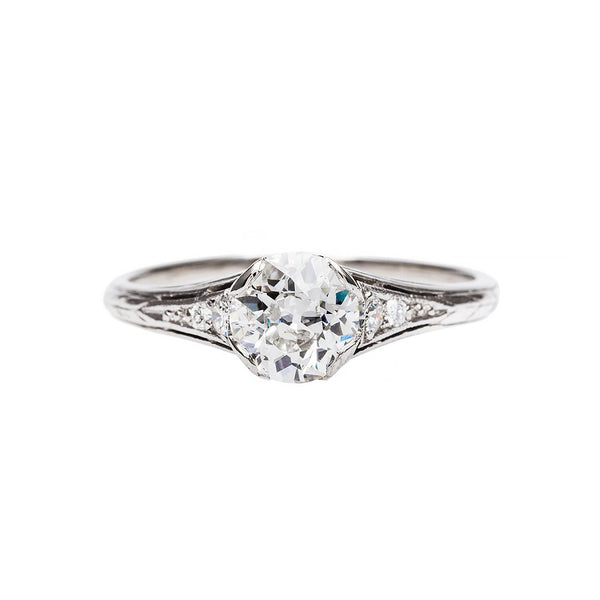 Delicate Art Deco Engagement Ring