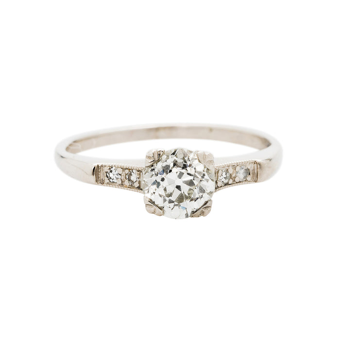 A Timeless and Authentic Art Deco Diamond Engagement Ring