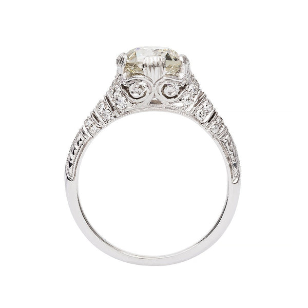 Edwardian Inspired Vintage Diamond Engagement Ring