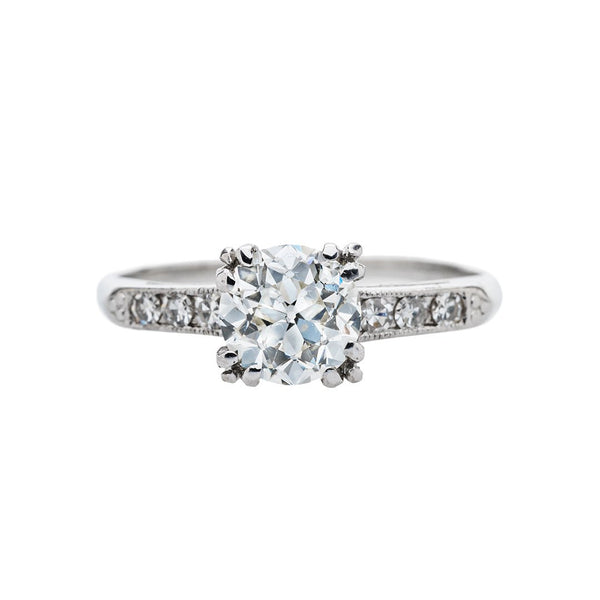 Refined Art Deco Solitaire | May Day Lane