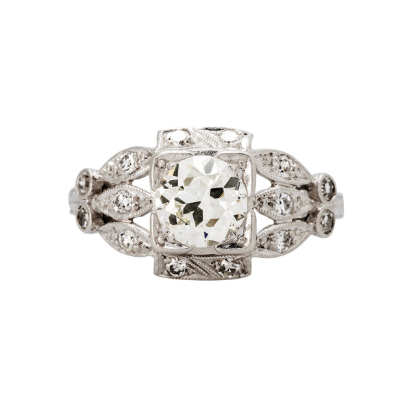 One-of-a-kind Art Deco Era Diamond ring | Molino