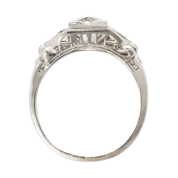 Decadent Authentic Art Deco and Diamond Engagement Ring | Montemar