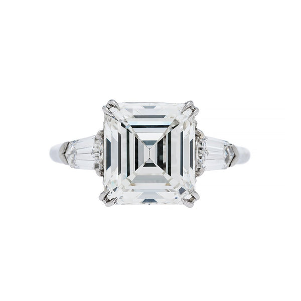 Emerald Cut Diamond Ring | Park Avenue
