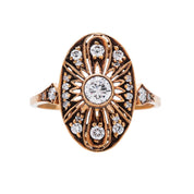 Edwardian Style Vintage Diamond Engagement Ring | Peachtree