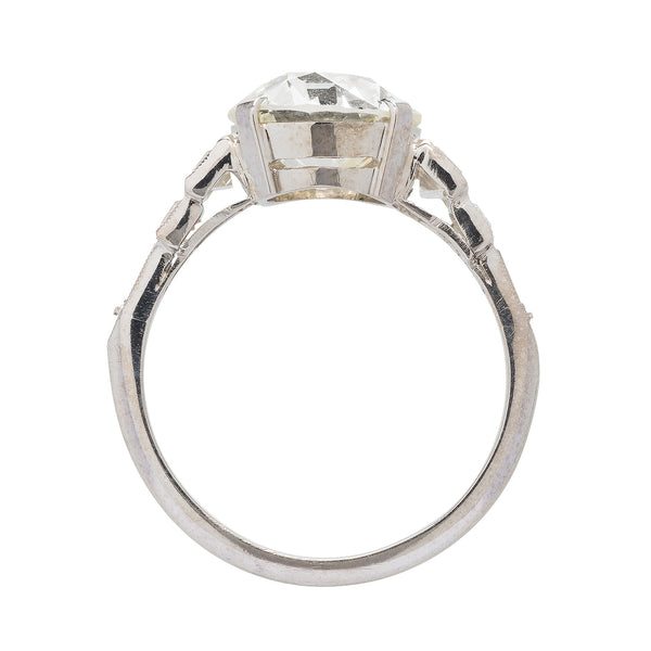 Art Deco Antique 2.62 Carat Diamond Engagement Ring | Royal Palm ...