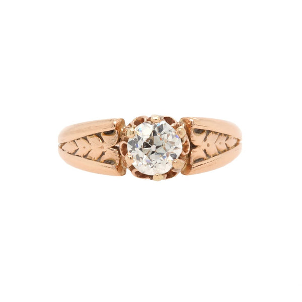 Amazing and Authentic Victorian Era Diamond Solitaire Engagement Ring | Sidwell