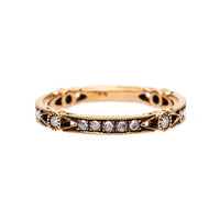 Vintage Inspired Diamond Wedding Band | Sonoma