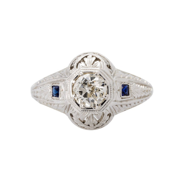 Antique Art Deco Diamond Engagement Ring | Southfork