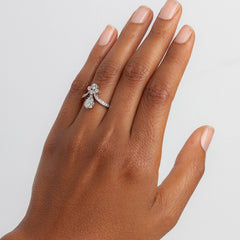 Victorian Vintage Inspired Engagement Ring | Vintage Engagement Ring | Tiara